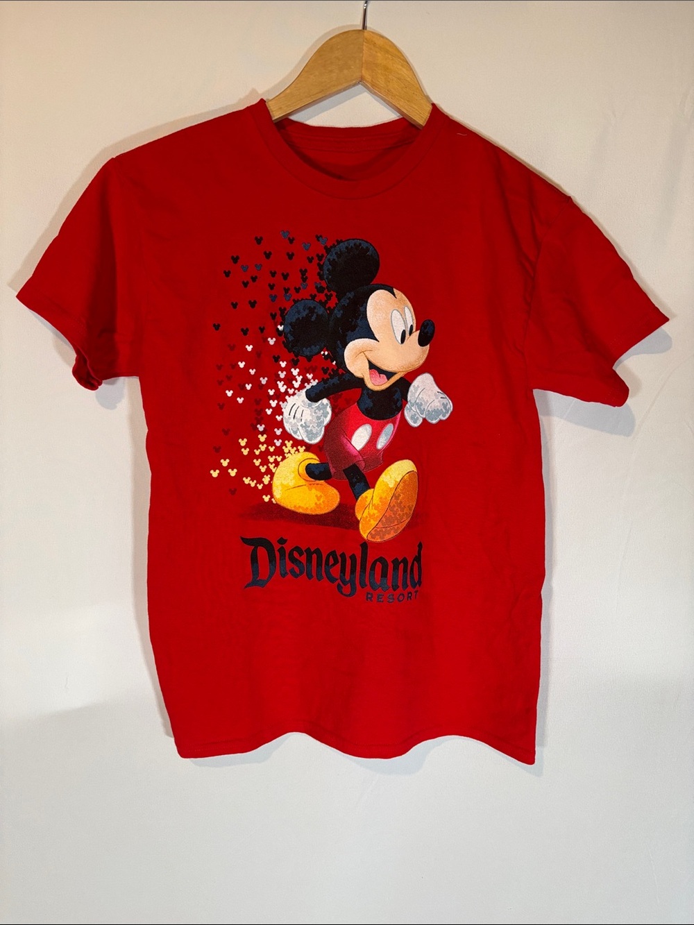 Disneyland Kids' Mickey Mouse Red Short Sleeve Graphic Tee